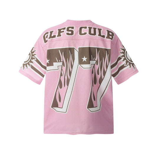 Retro V-Neck Unisex Sports Tee - Harajuku Style