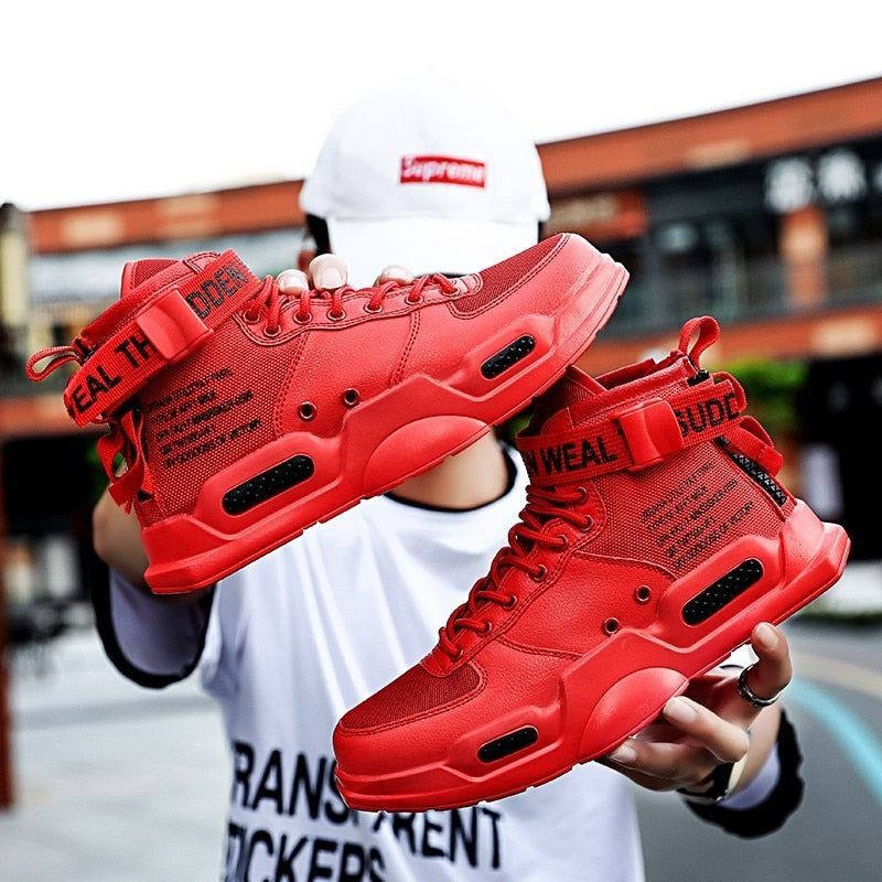 Breathable Mesh Casual Sneakers for Men - Harajuku Style