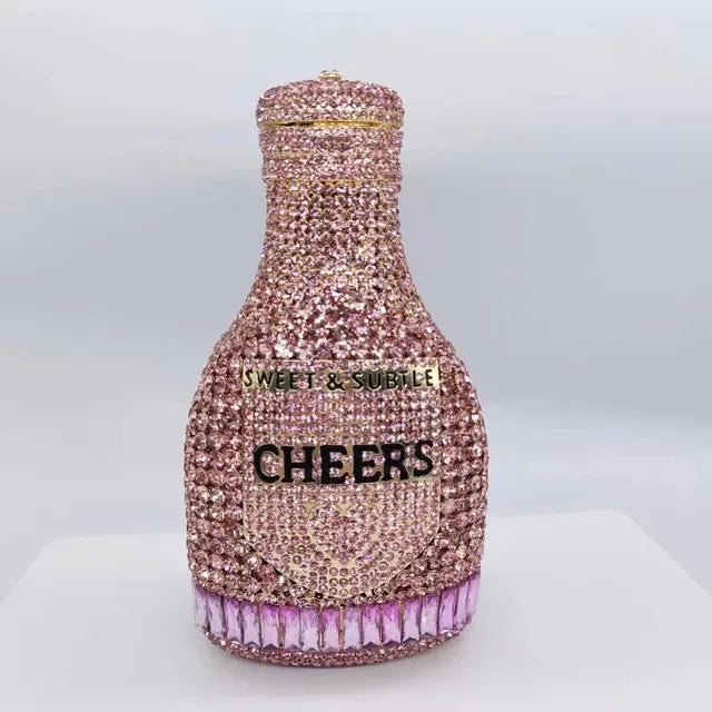 Harajuku Style Rhinestone Evening Bag for Women