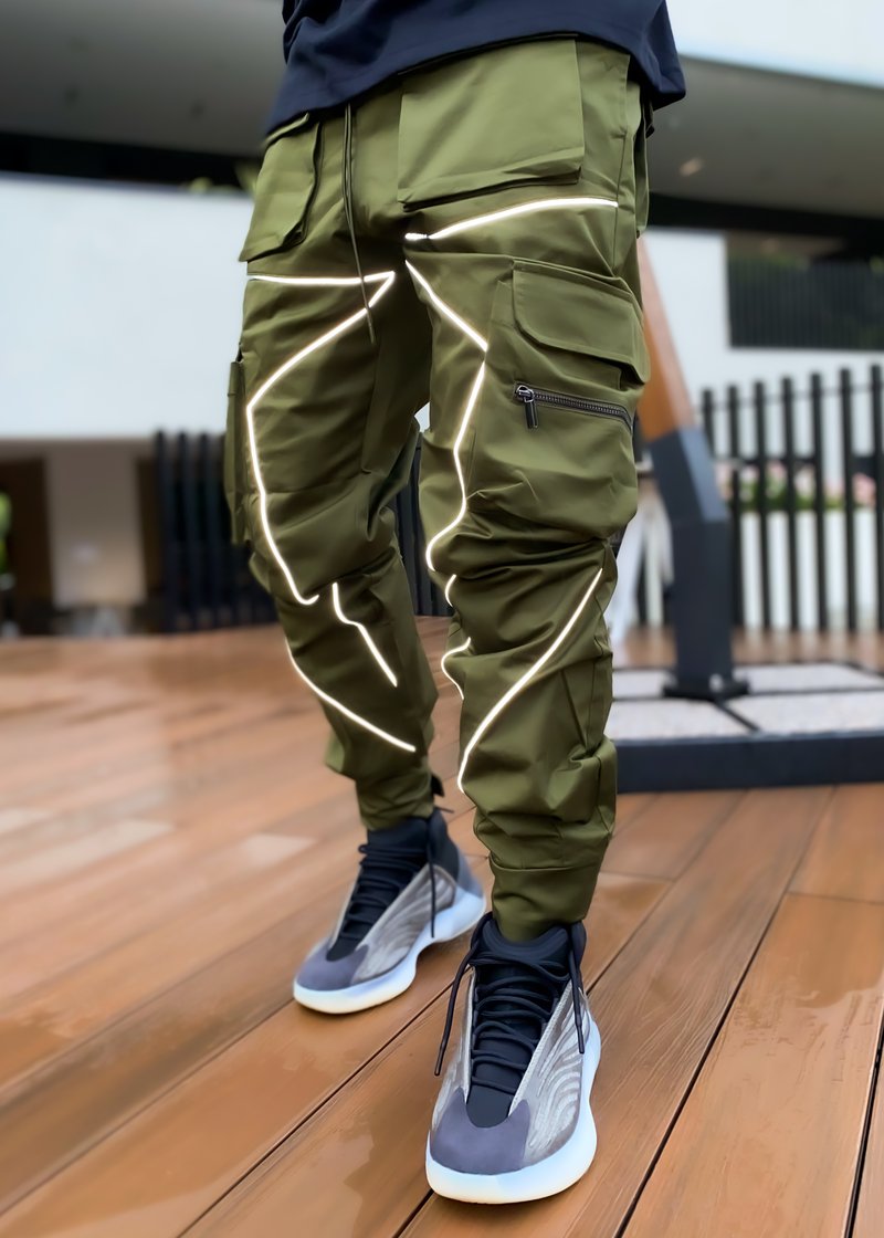 Korean Trendy Multi-Bag Overalls for Men
