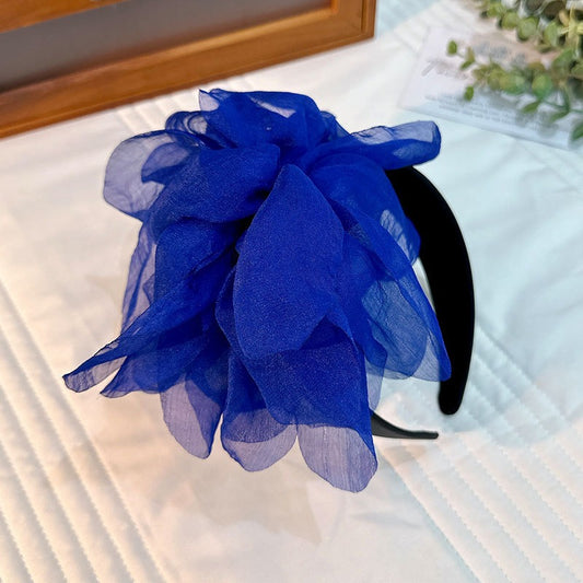Oversized Handmade Fabric Flower Headband