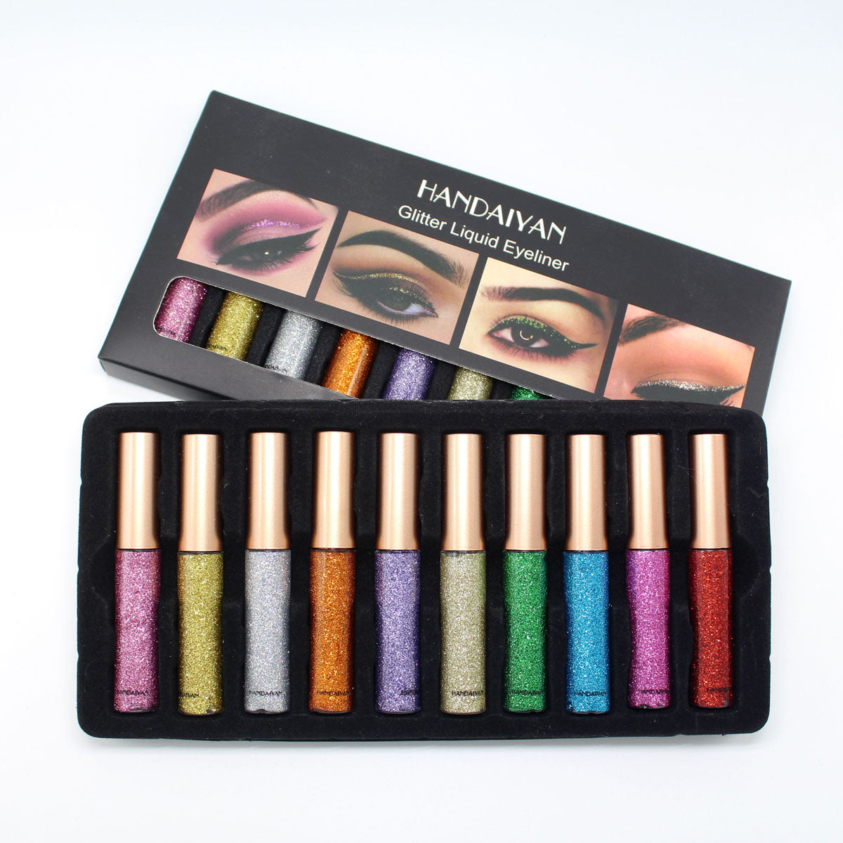 Explosive Sequins Pearl Glitter Liquid Eyeliner Set
