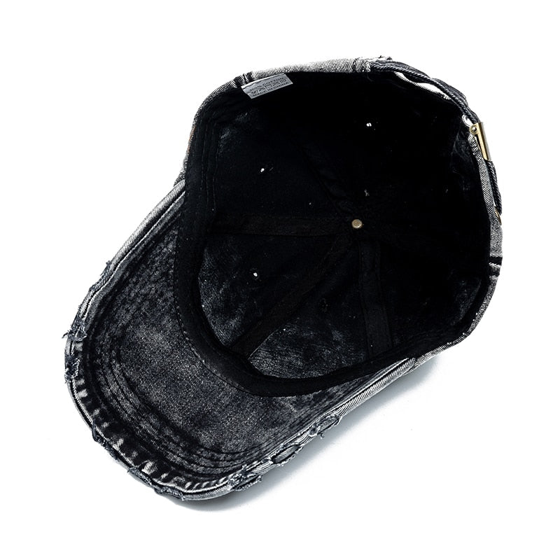 Unisex Washed Cotton Cap - Harajuku Style Baseball Hat