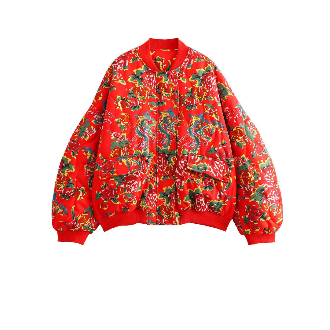 Chic Harajuku Style Padded Jacket for Women