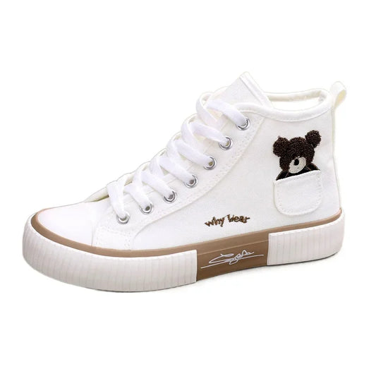 Cute Canvas High Top Sneakers for Women