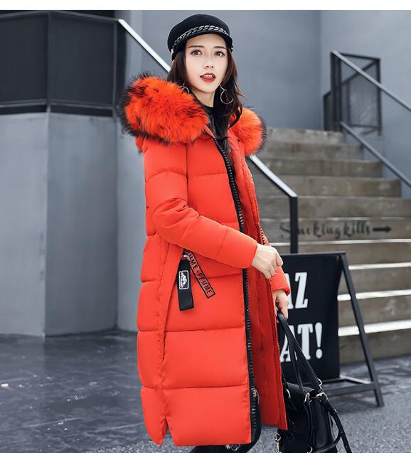 Harajuku Style Women’s Winter Jacket with Detachable Fur Collar