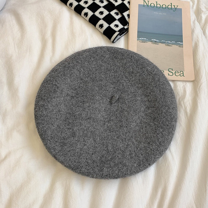 Wool Beret - Retro Candy Colored Harajuku Painter Hat
