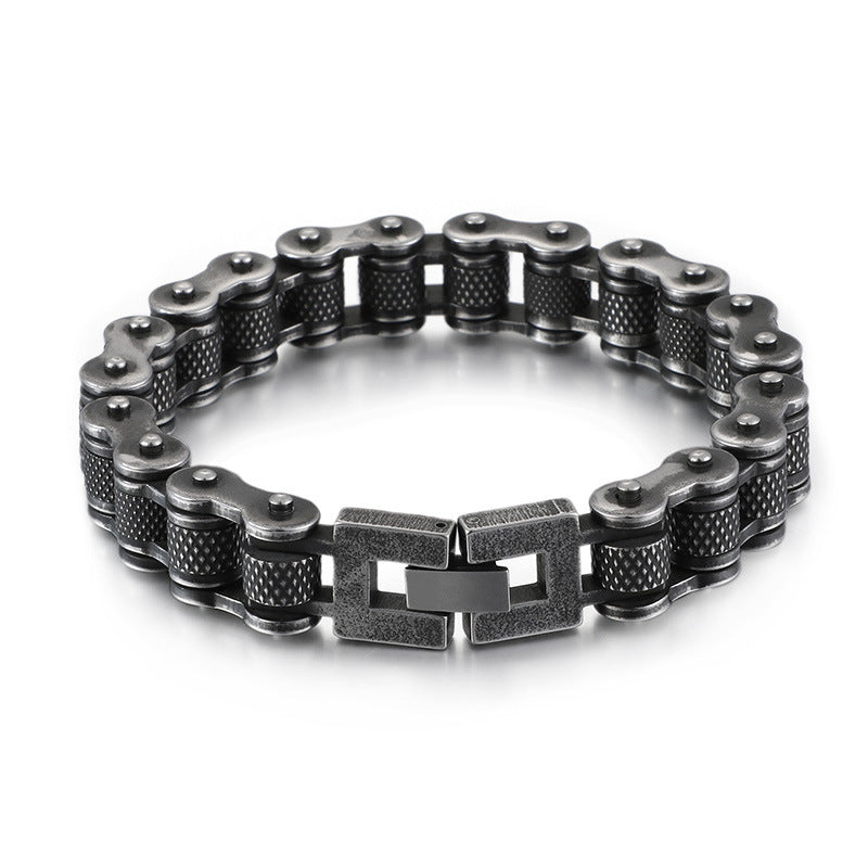 Harajuku Style Bicycle Chain Bracelet for Men