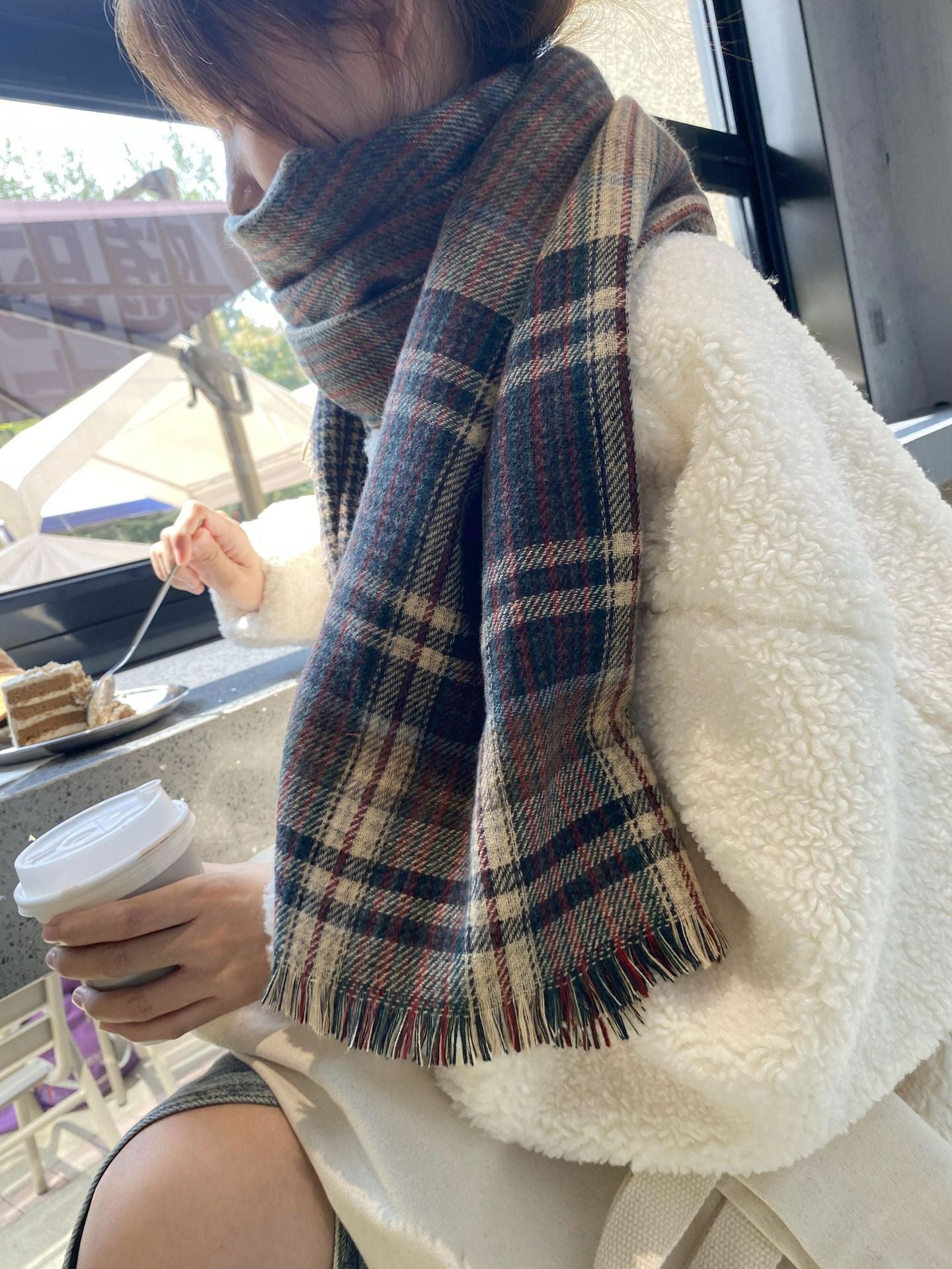 Harajuku Style Dual-Use Warm Scarf for Winter