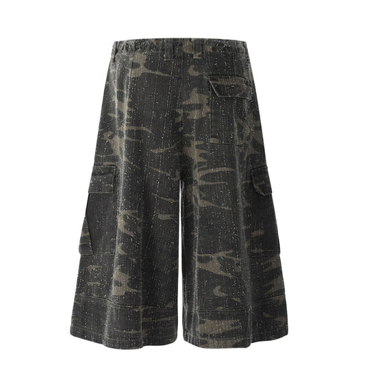 Camouflage Multi-Pocket Loose-Fit Summer Pants