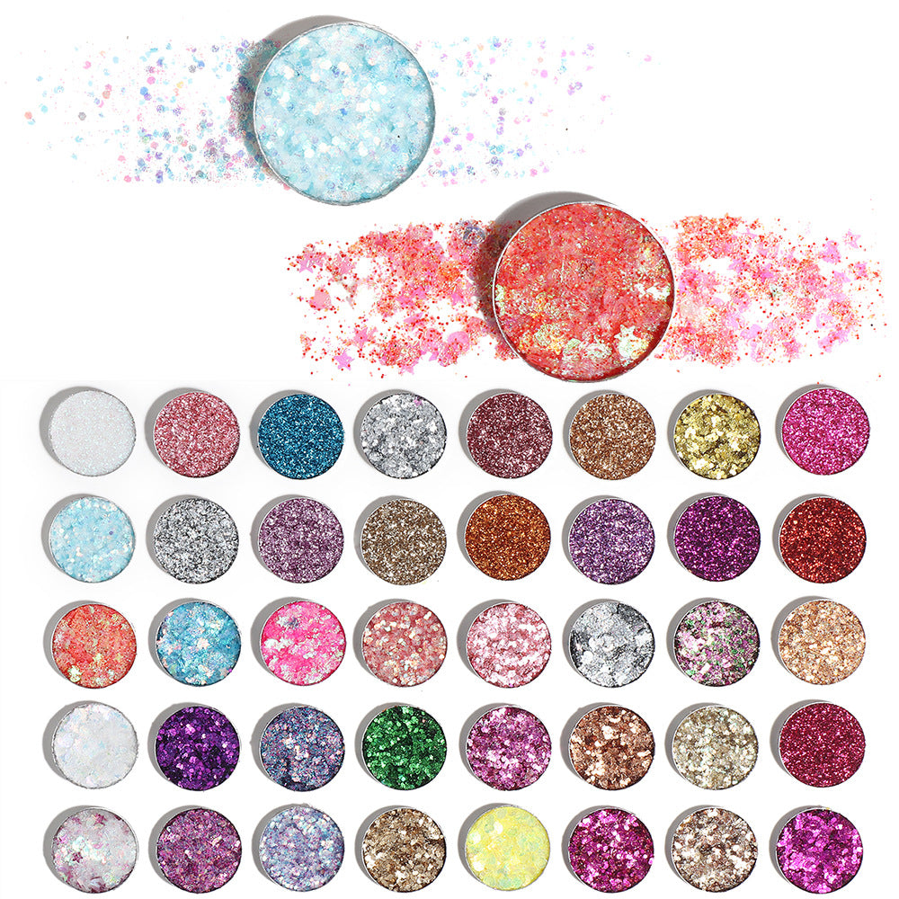 40 Color Eye Shadow Palette - Harajuku Style Glitter