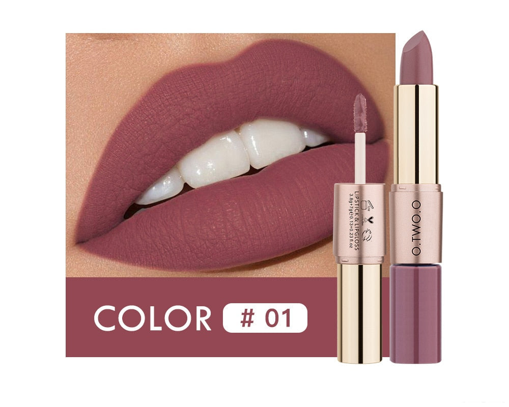 12 Colors Harajuku Style Lipstick & Gloss Set