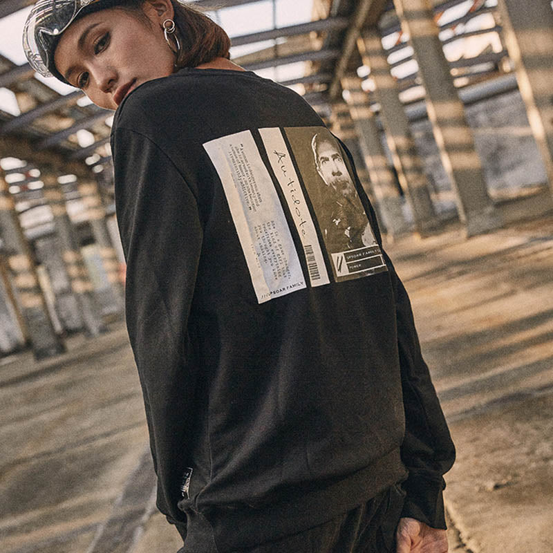 Harajuku Streetwear Middle Finger Hoodie for Men