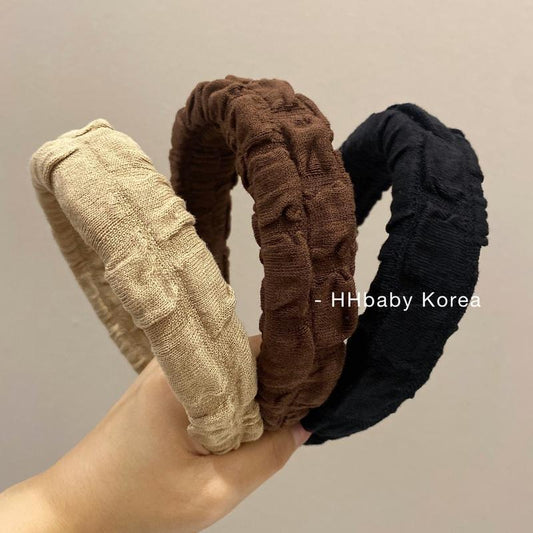 Folded Bubble Knitted Sponge Headband