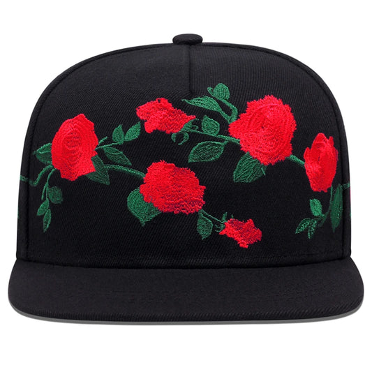 Harajuku Style Cotton Embroidered Hip Hop Adjustable Hat