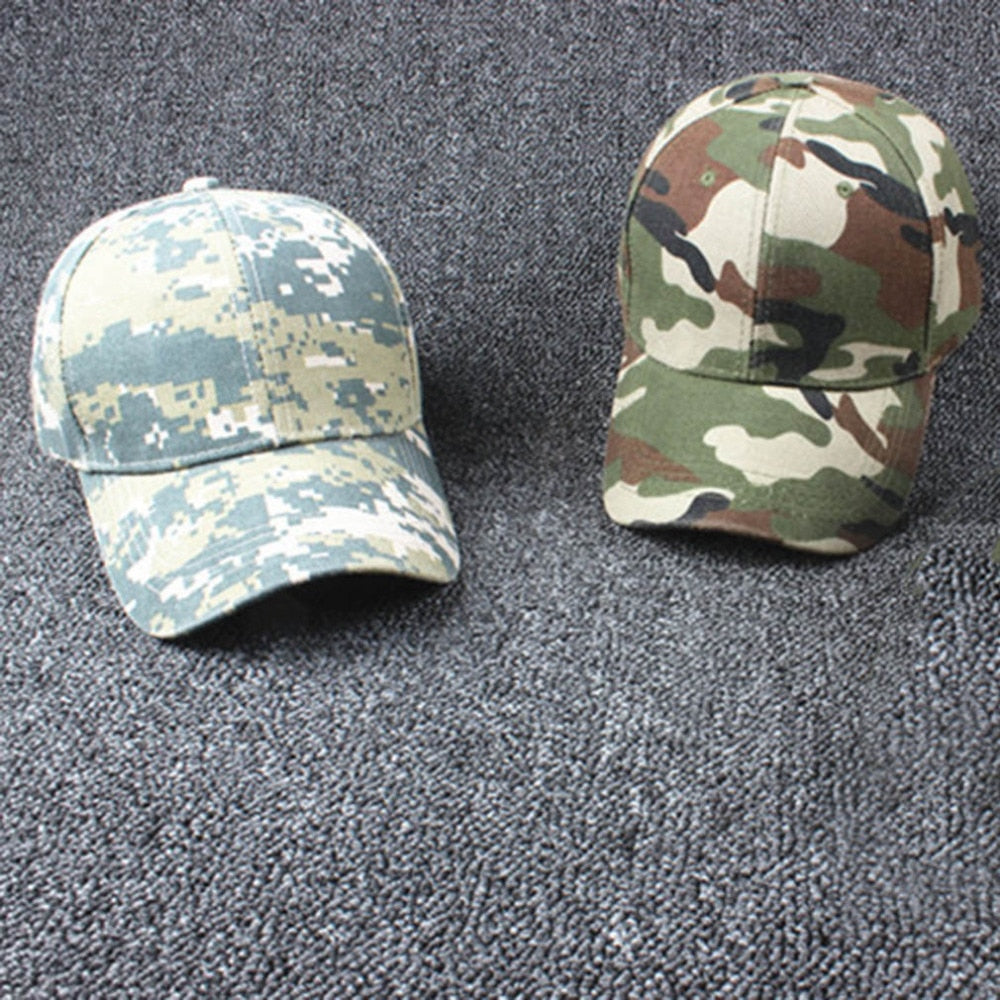 Harajuku Style Adjustable Camo Baseball Cap for Women