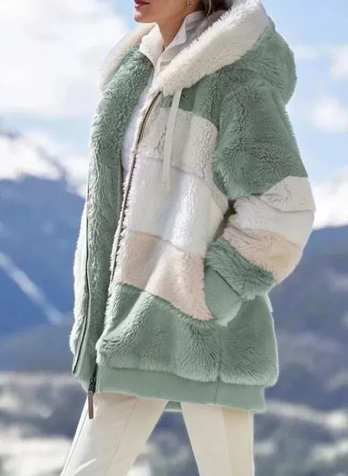 Harajuku Style Cashmere Women's Winter Coat