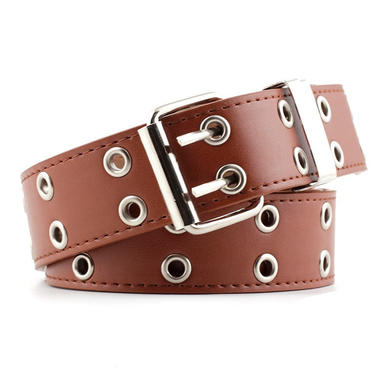 Gothic Punk Style Chain Decorative Eyelet Belt