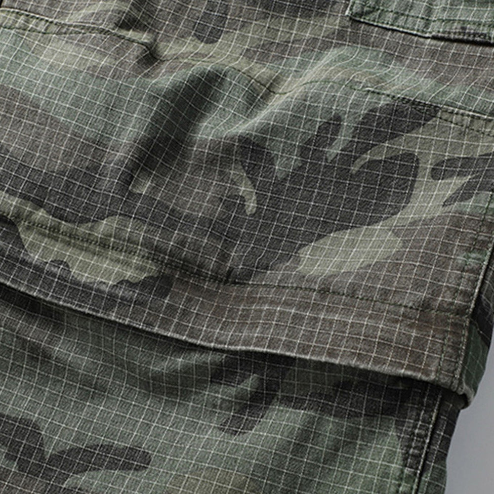 Harajuku Multi-Pocket Camouflage Cargo Pants for Men
