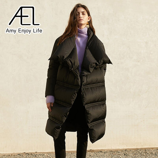 Harajuku Style Thick Down Jacket - Cozy & Chic