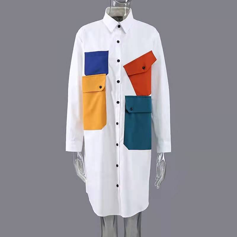 Women's Elegant Vintage Patchwork A-line Mini Dress