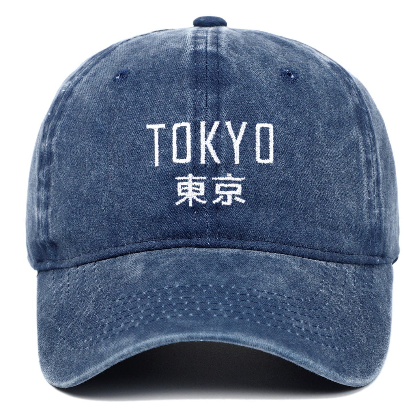 Tokyo Retro Embroidered Baseball Cap – Sun Protection & Style