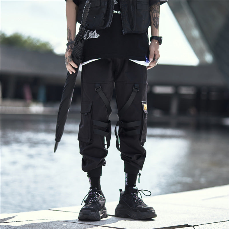 China Chic Diablo Functional Windwork Pants - Harajuku Style