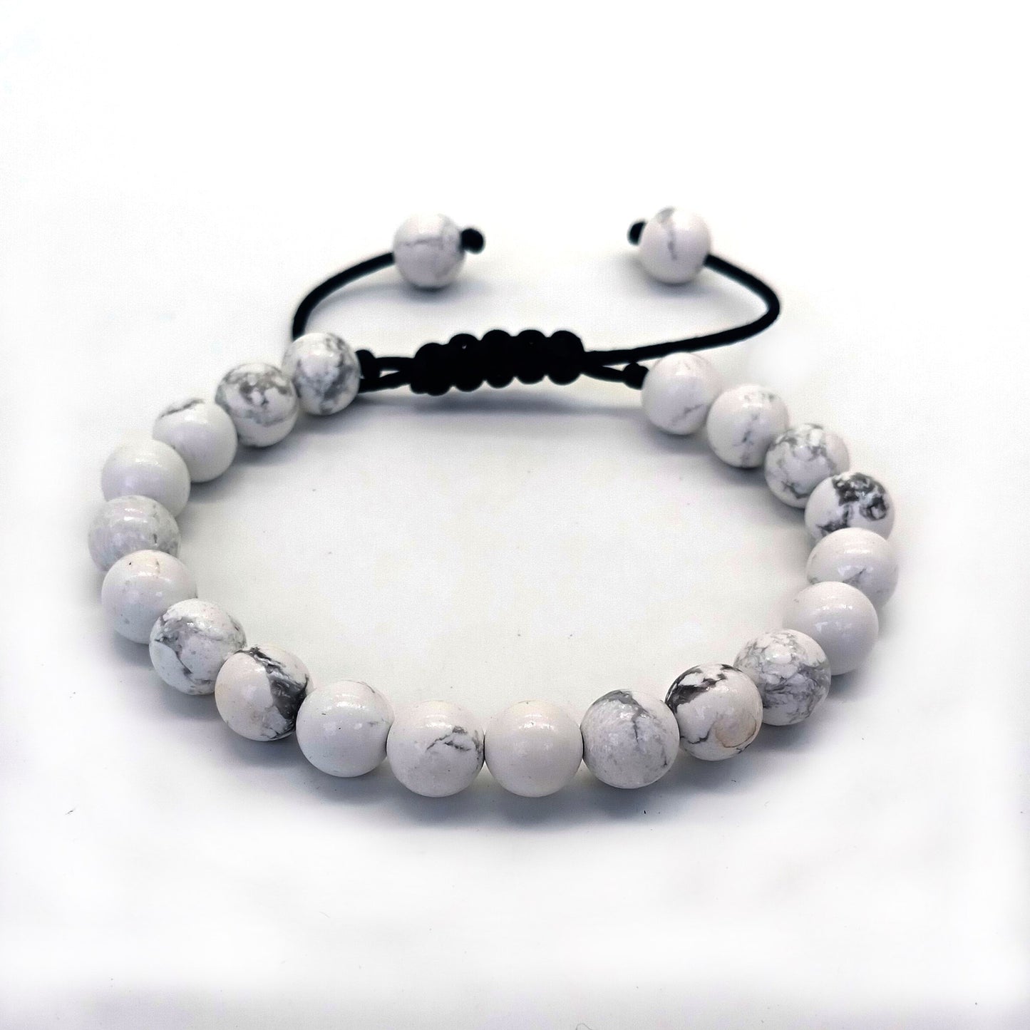 8mm Tiger Eye Stone Beads Bracelet - Adjustable & Braided