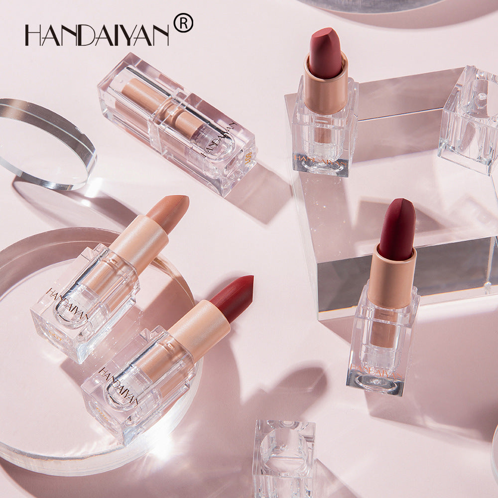 Vibrant Matte Lipstick - 12 Bold Shades