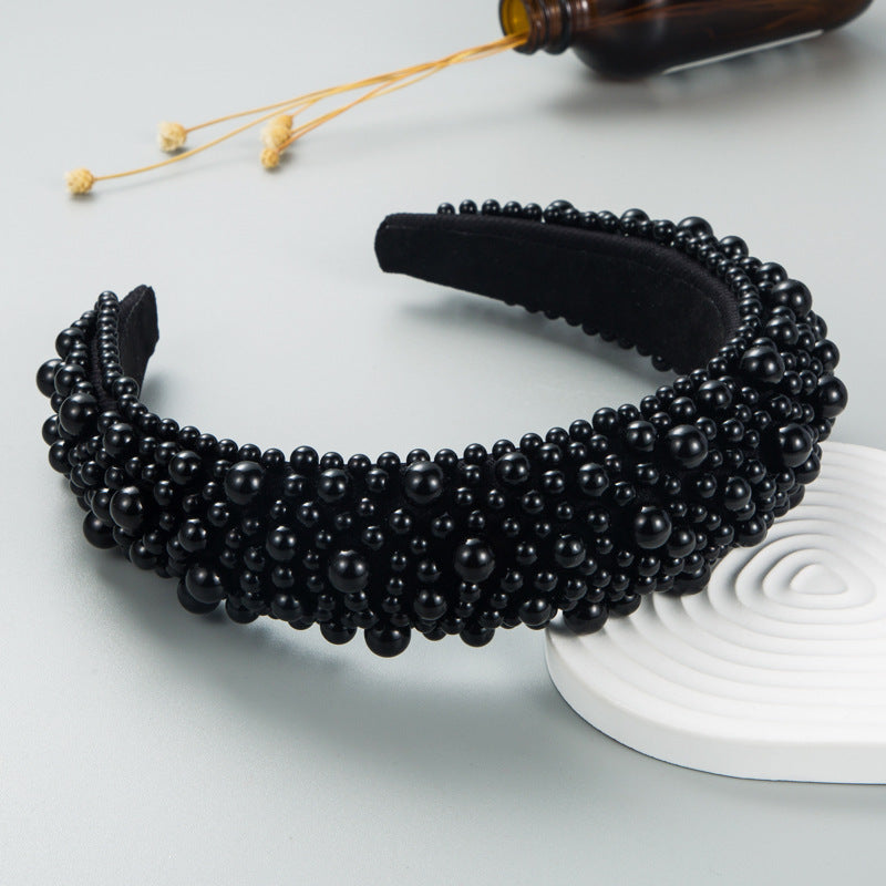 Baroque Pearl Hair Hoop Headband