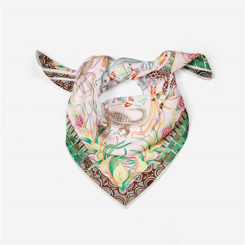 Animal Kingdom Elephant Giraffe Women's Scarf