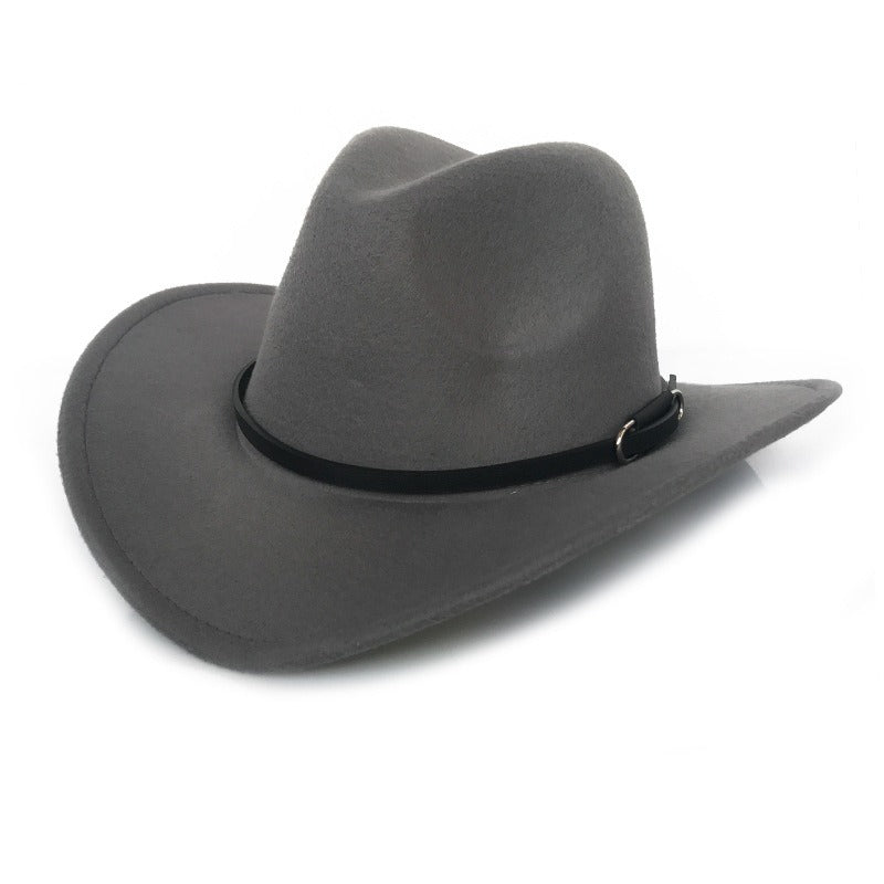 Vintage Woolen Denim Top Hat for Autumn & Winter