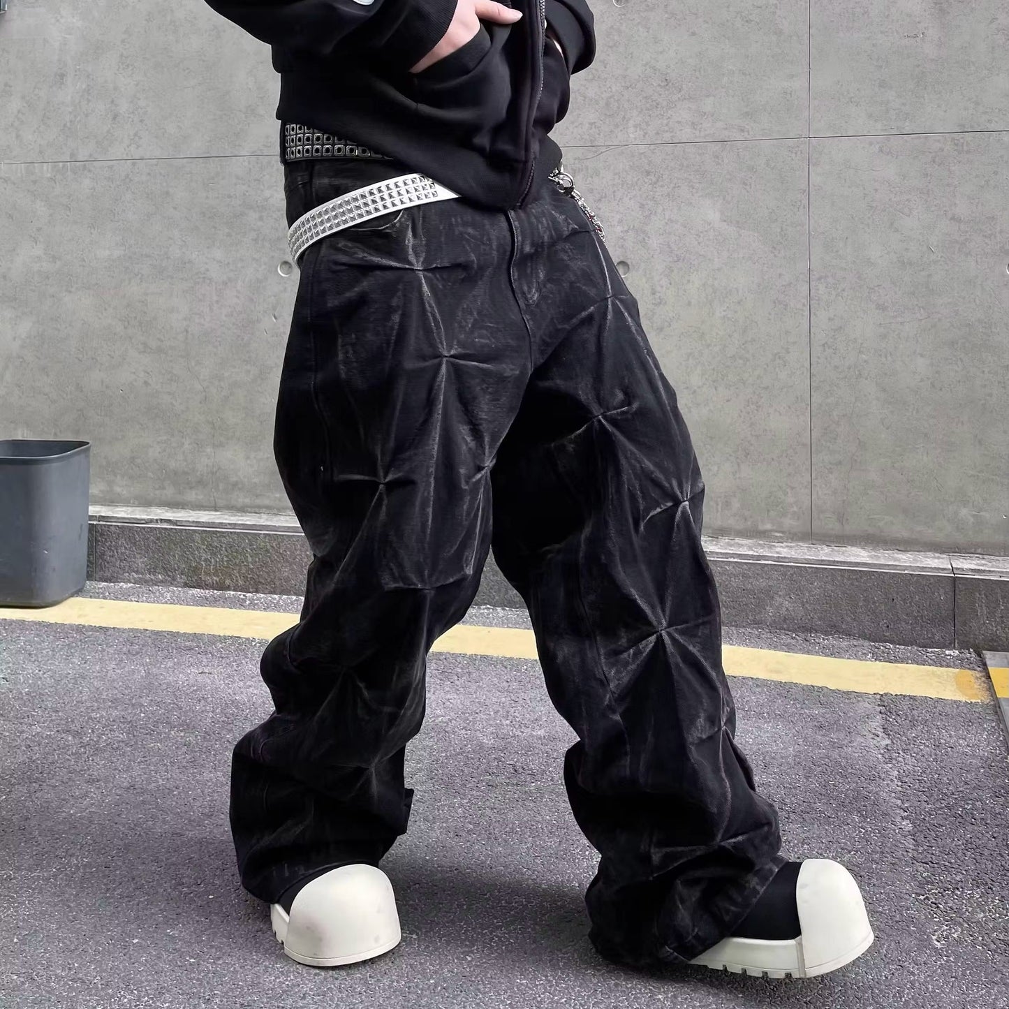 Cowboy Street Versatile Casual Wide Leg Pants