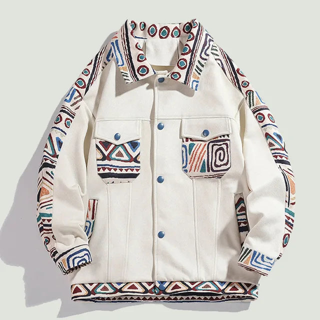 Hip Hop Oversized Varsity Jacket - Harajuku Style