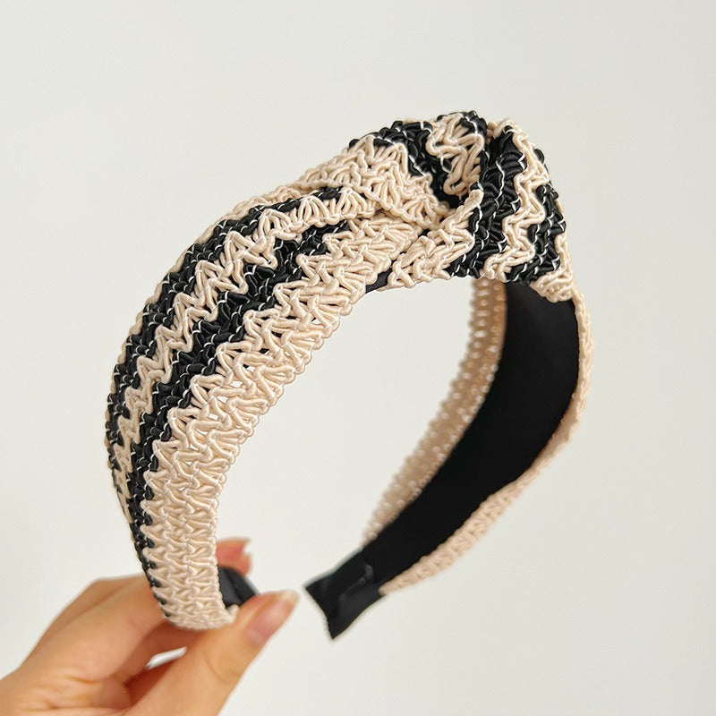 French Retro Ethnic Webbing Hair Bands