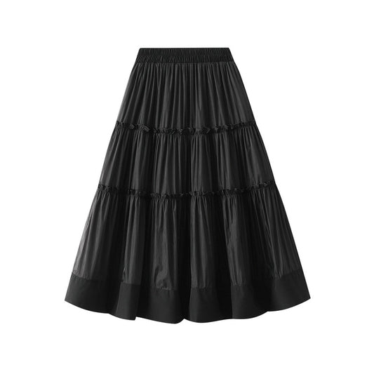 Playful High Waist Organza A-Line Skirt