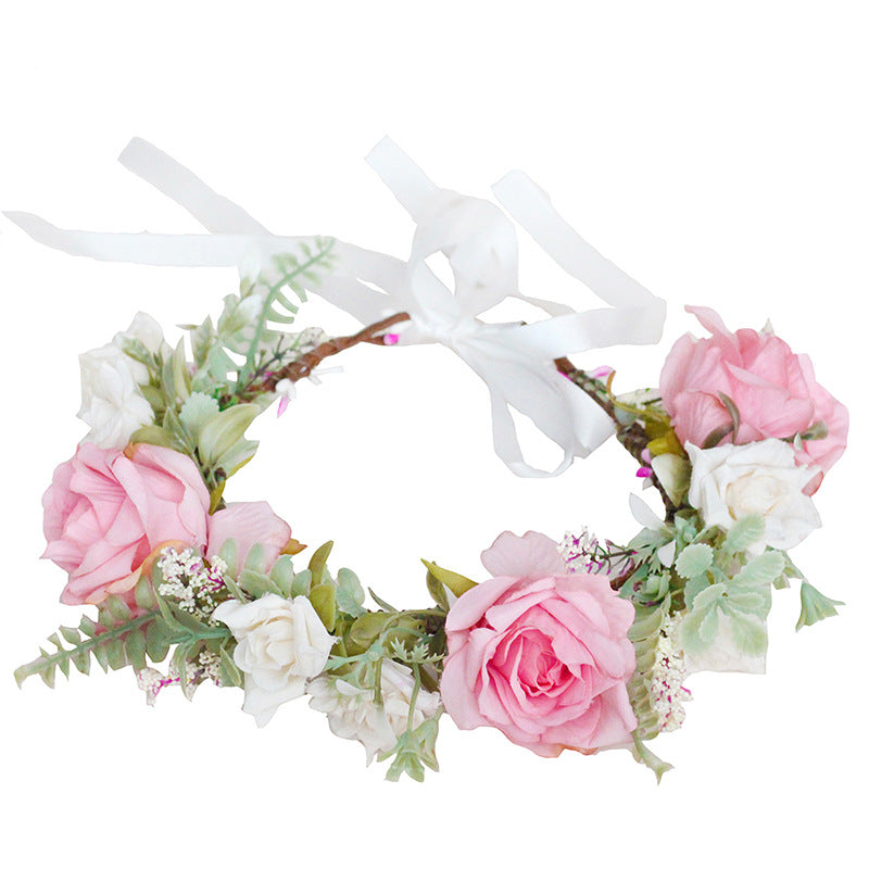 Korean Style Flower Wreath Headband