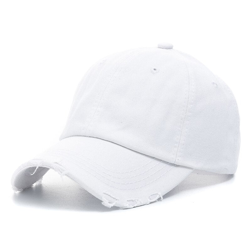 Unisex Washed Cotton Cap - Harajuku Style Baseball Hat