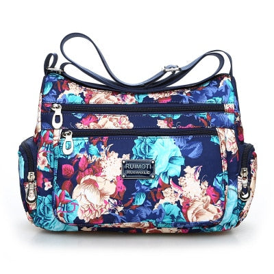 Harajuku Floral Shoulder Bag - Vintage Style Messenger Bag