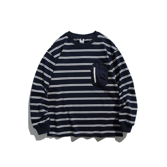 Playful Striped Long Sleeved T-Shirt for Casual Wear