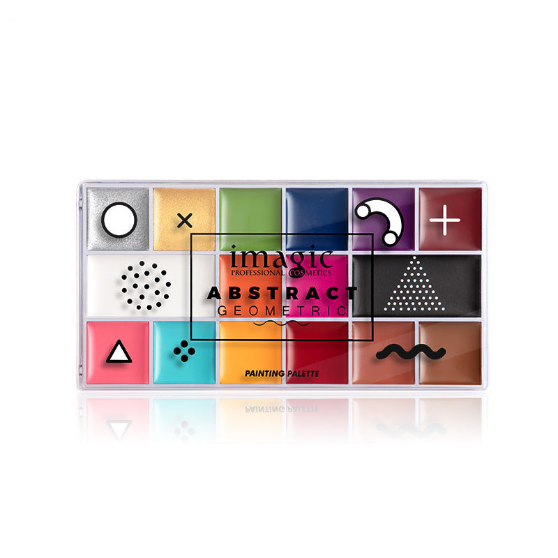 16 Color Waterproof Body Painting Palette for Harajuku Style