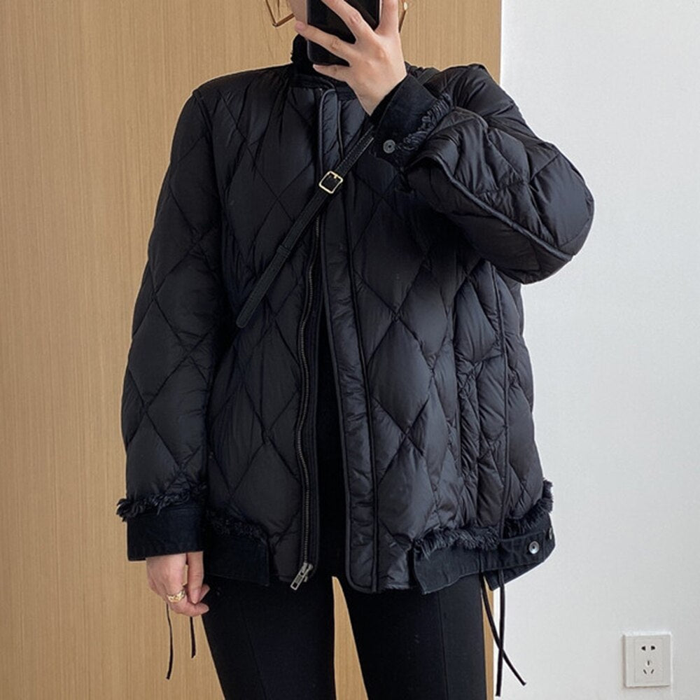 Harajuku Style Winter Cotton Coat for Women