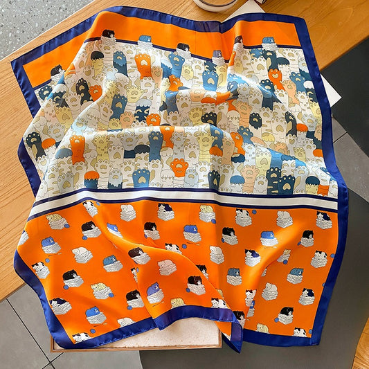 Harajuku Style Playful Decorative Scarf - Warm Shawl & Headband