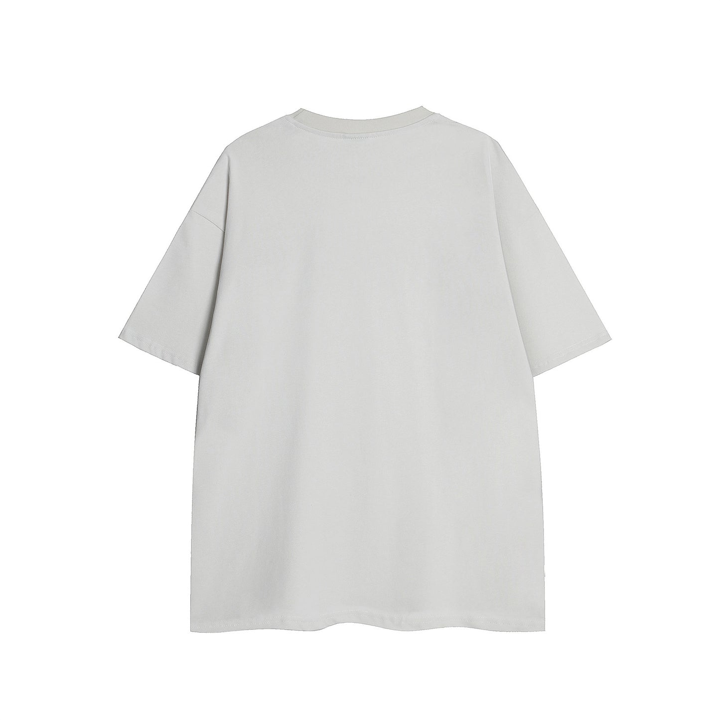 Letter Print Heavyweight Cotton Oversize T-Shirt