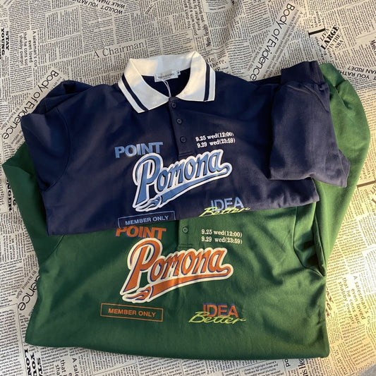 Playful Vintage Polo Collar Oversized Hoodie for Women