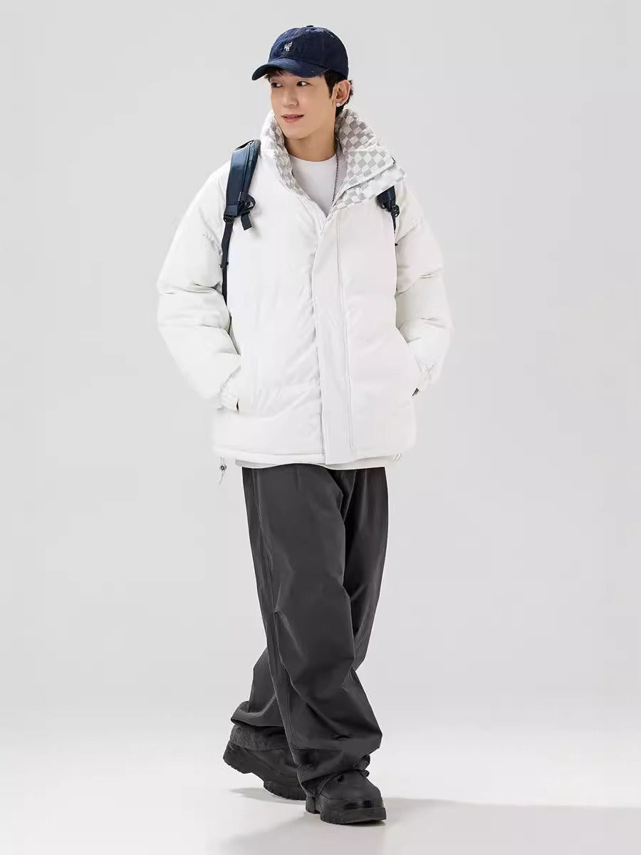 Korean Style Thick Cotton Cardigan - Harajuku Fashion