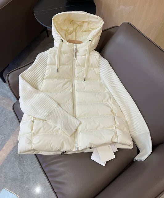 Harajuku Style Women's Knitted Long Sleeve Hooded Jacket