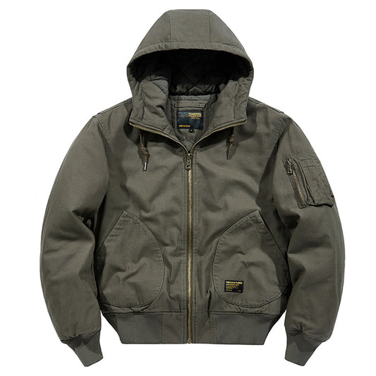 Harajuku Style Military Flight Jacket for Men