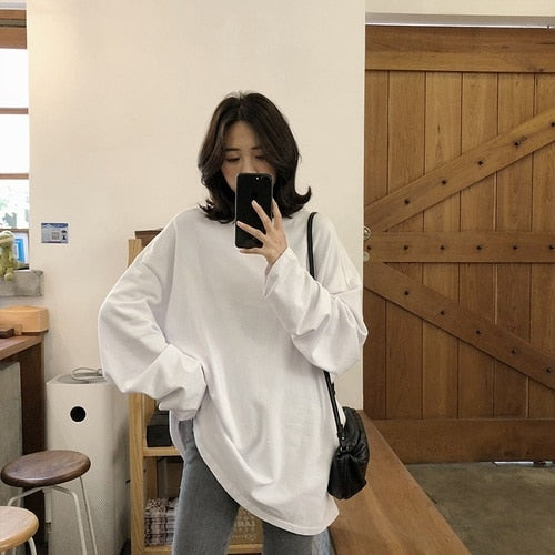 Kawaii Oversized Harajuku Long Sleeve T-Shirt
