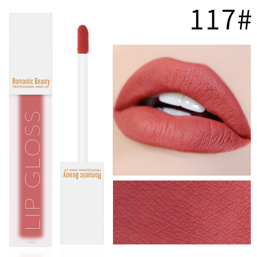 Velvet Matte Lip Glaze – Non-Stick Lip Gloss
